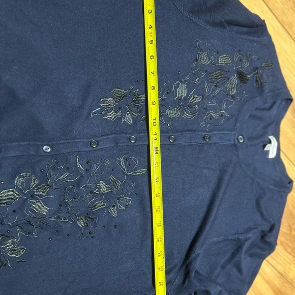 Croft & Barrow Navy Blue Sweater - Picture 7 of 12